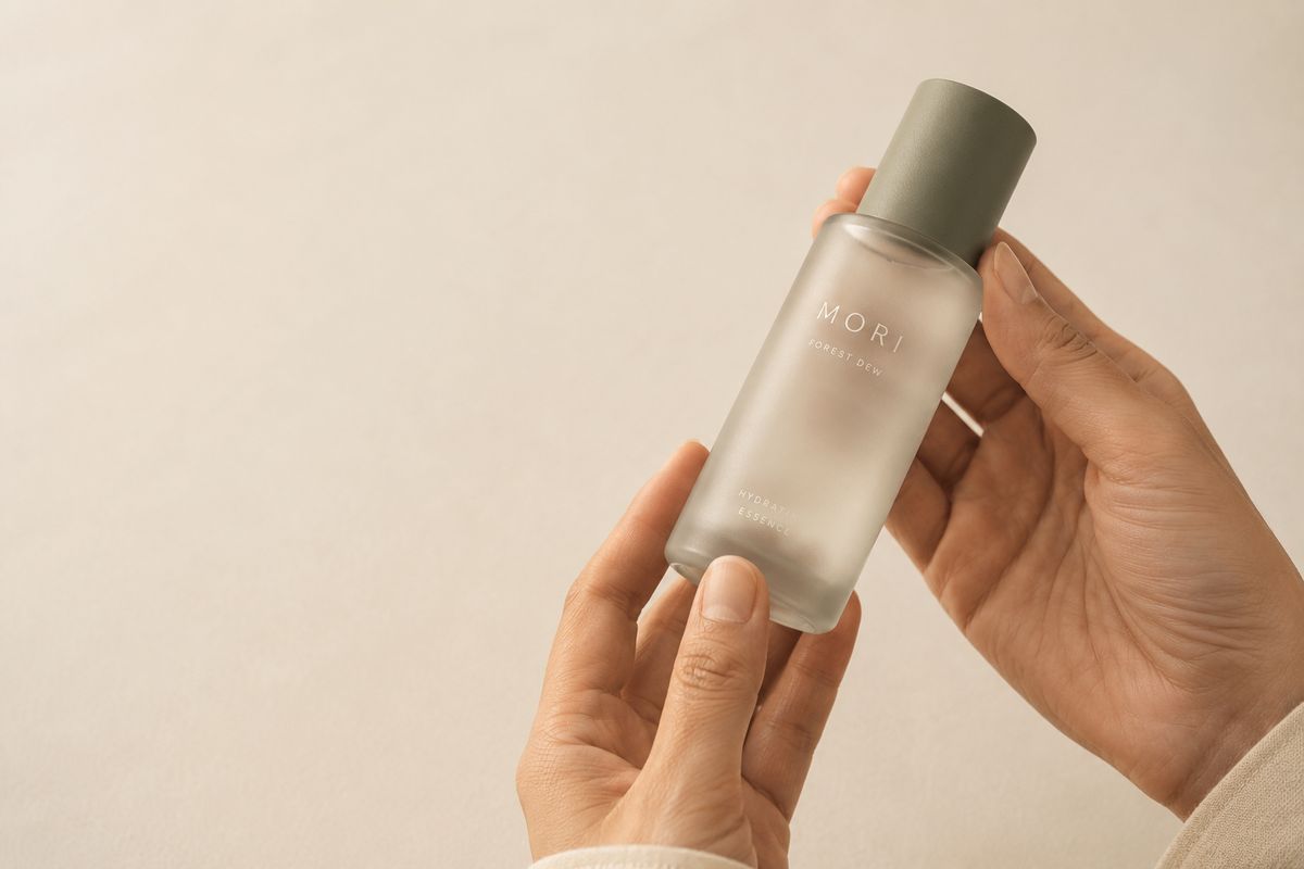 Hands inspecting a sourced product